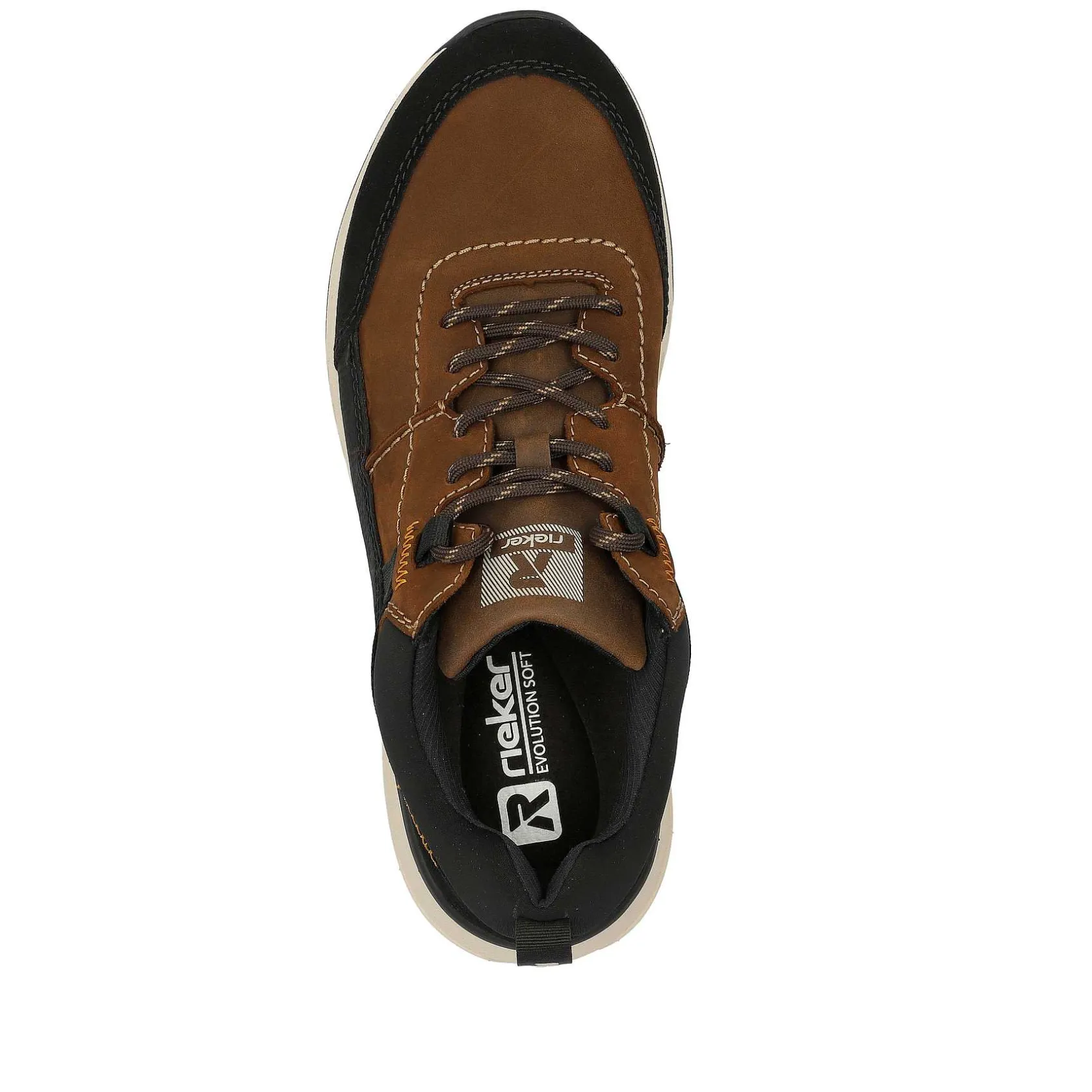 Rieker Sneakers-Men'S Sneaker Low Nut-Brown Black