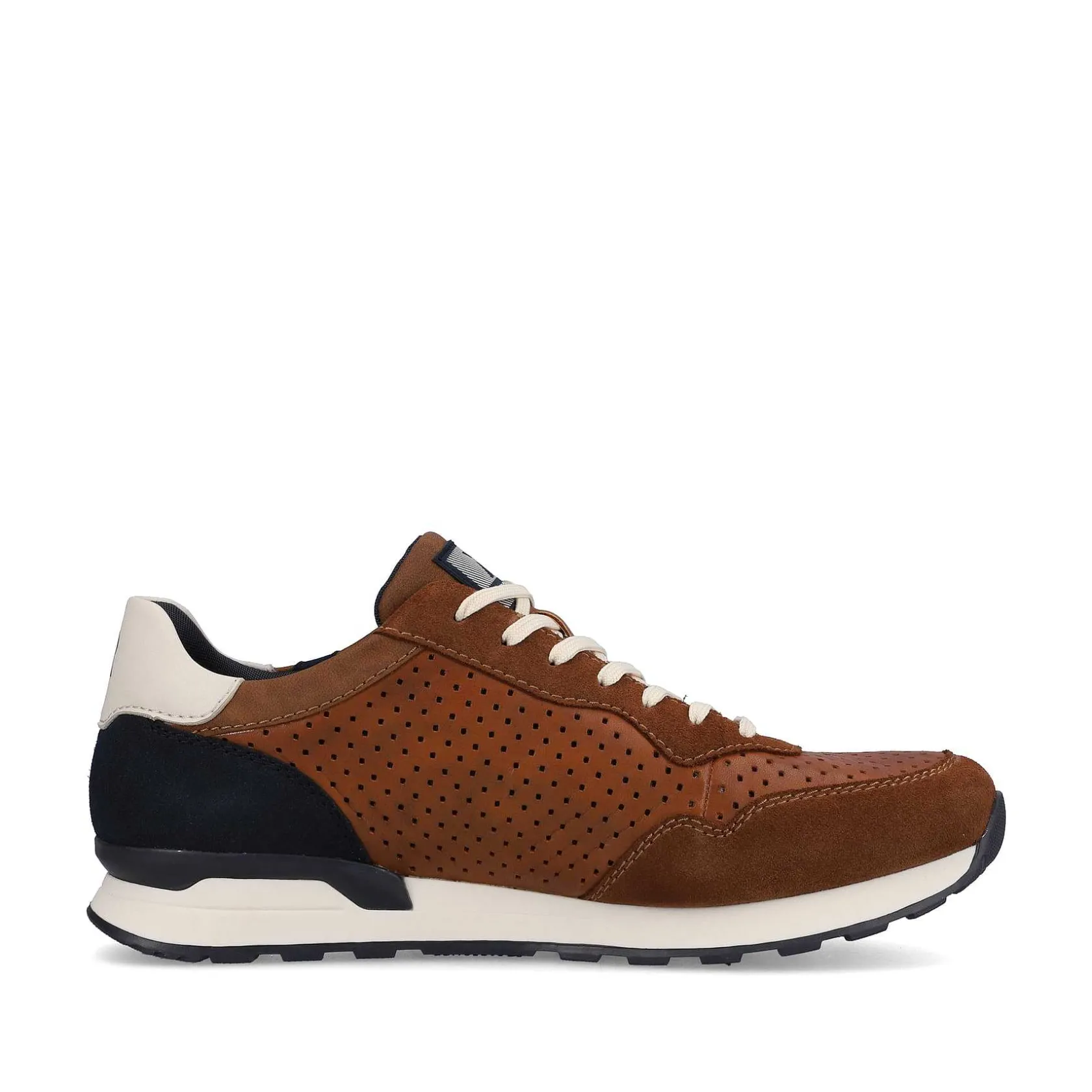 Rieker Sneakers-Men'S Sneaker Low Nut-Brown Ocean-Blue