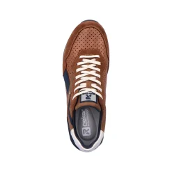 Rieker Sneakers-Men'S Sneaker Low Nut-Brown Ocean-Blue