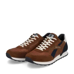 Rieker Sneakers-Men'S Sneaker Low Nut-Brown Ocean-Blue
