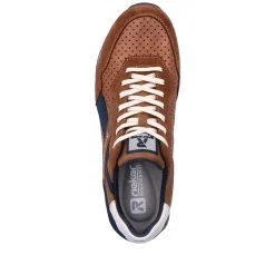 Rieker Sneakers-Men'S Sneaker Low Nut-Brown Ocean-Blue