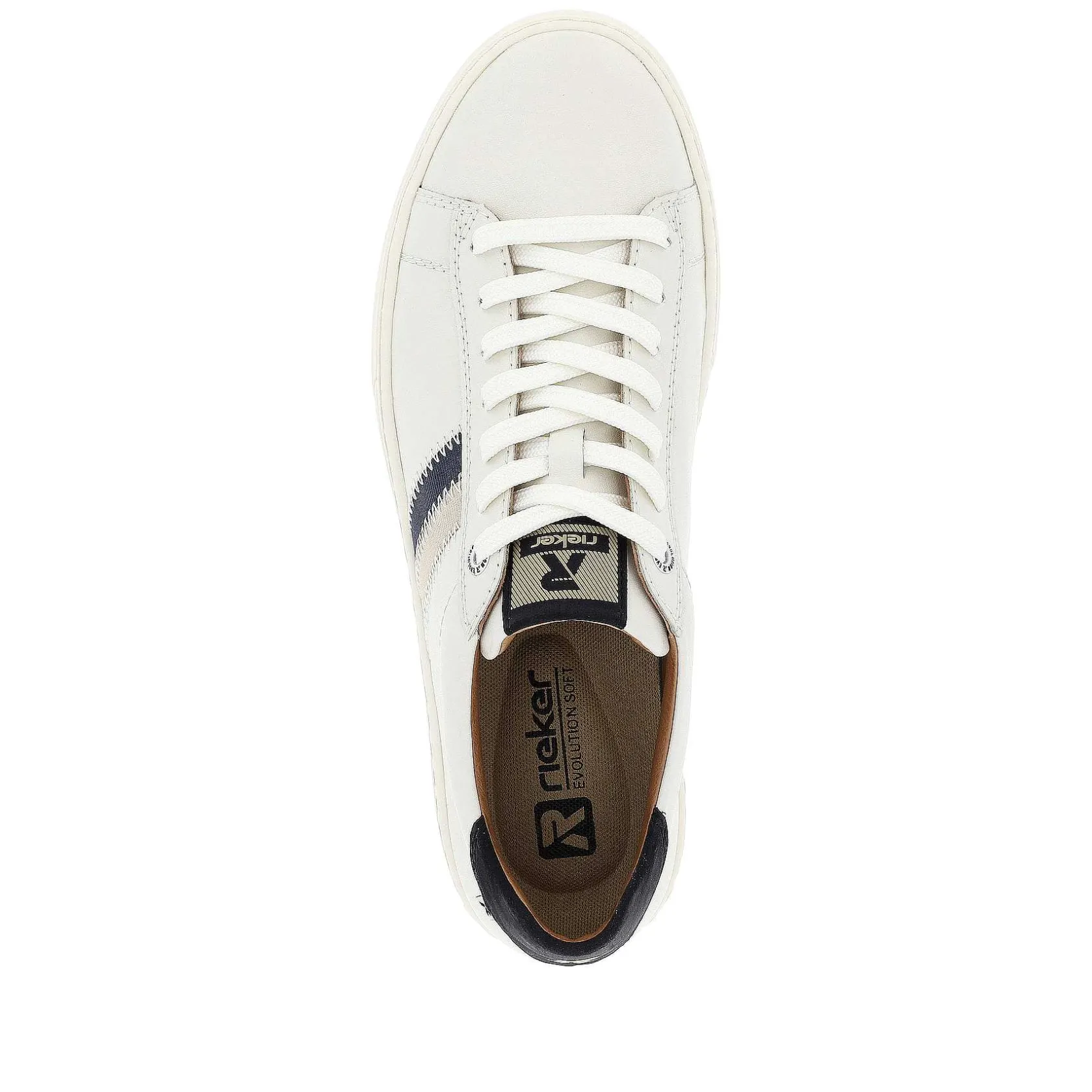 Rieker Sneakers-Men'S Sneaker Low Pearl White