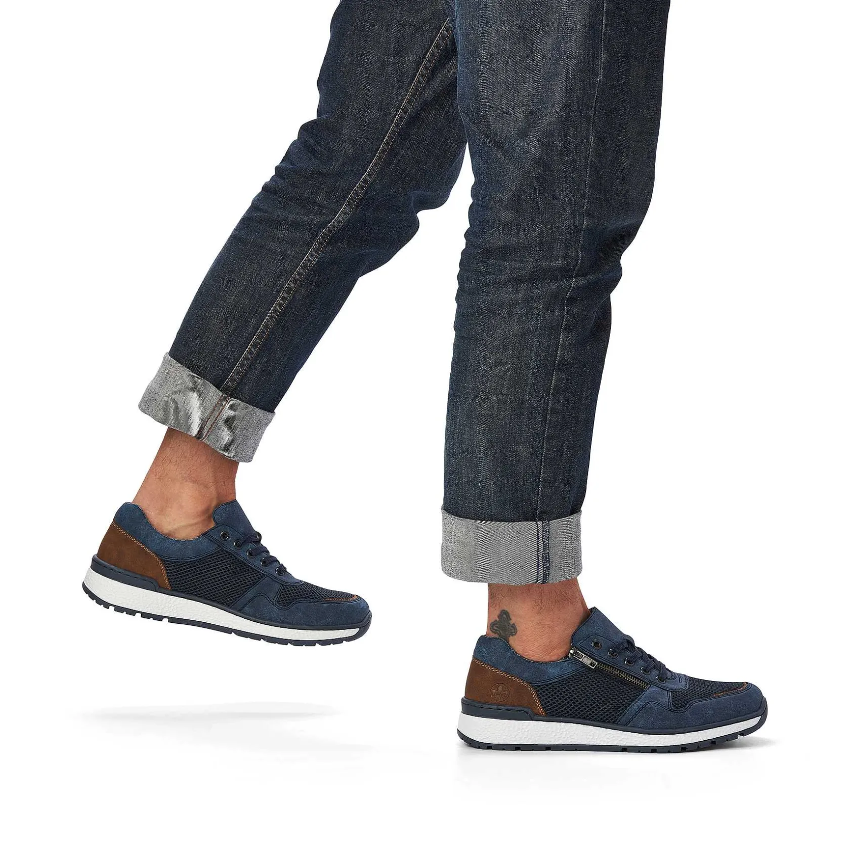 Rieker Sneakers-Men'S Sneaker Low Pacific Blue