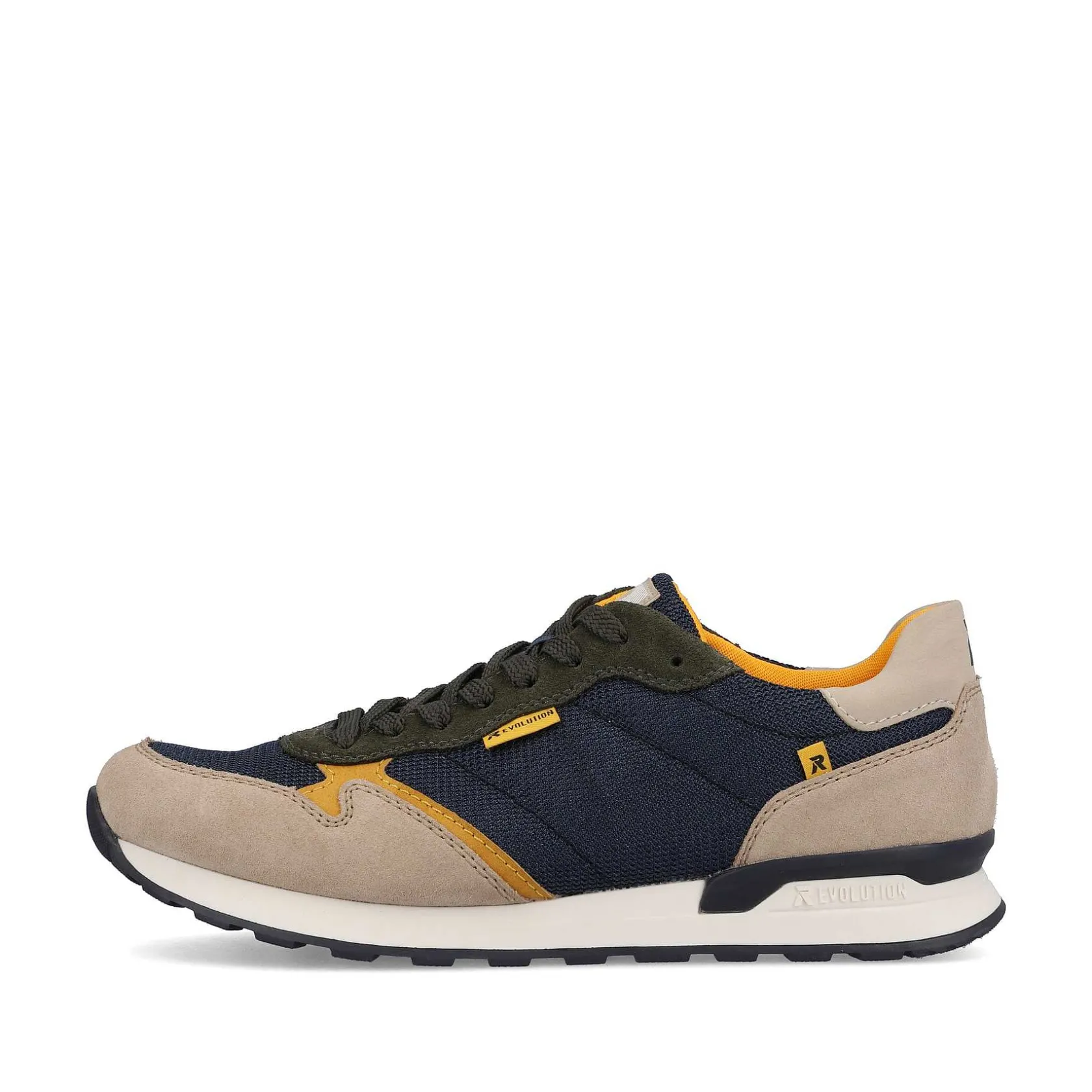 Rieker Sneakers-Men'S Sneaker Low Royal Blue Clay Beige
