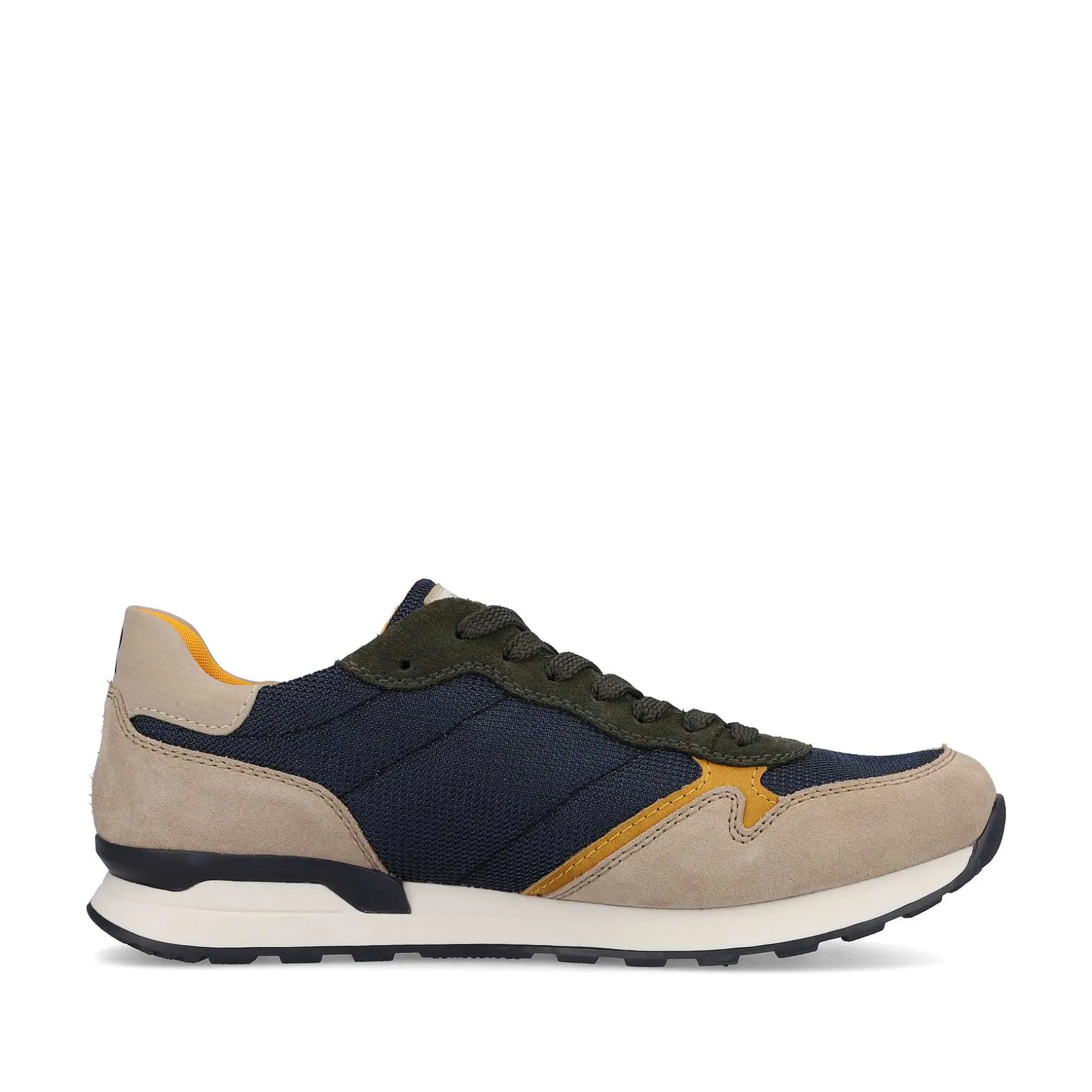 Rieker Sneakers-Men'S Sneaker Low Royal Blue Clay Beige
