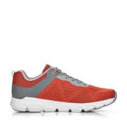 Rieker Sneakers-Men'S Sneaker Low Rust-Orange Grey