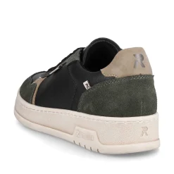 Rieker Sneakers-Men'S Sneaker Low Steel-Black Forest-Green
