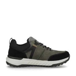 Rieker Sneakers-Men'S Sneaker Low Steel-Grey Deep-Black