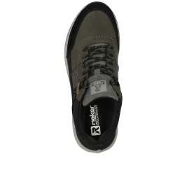 Rieker Sneakers-Men'S Sneaker Low Steel-Grey Deep-Black