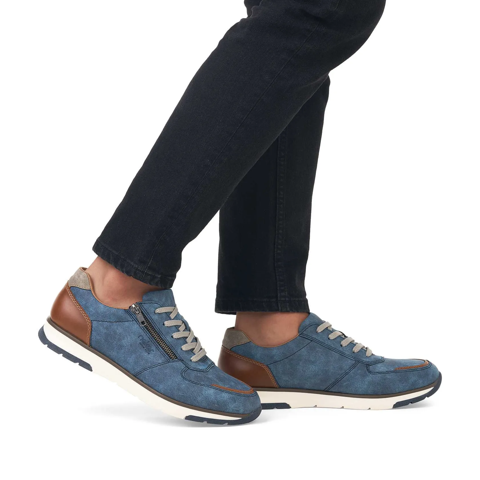 Rieker Sneakers-Men'S Sneaker Low Slate Blue