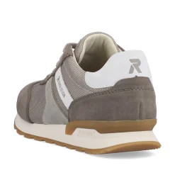 Rieker Sneakers-Men'S Sneaker Low Shadow-Grey Clay-Beige
