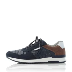 Rieker Sneakers-Men'S Sneaker Low Steel Blue