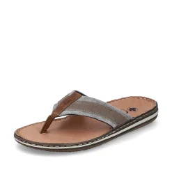 Rieker Summer Shoes-Men'S Toe Separator Light Brown