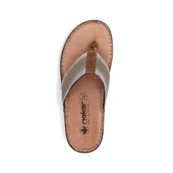 Rieker Summer Shoes-Men'S Toe Separator Light Brown