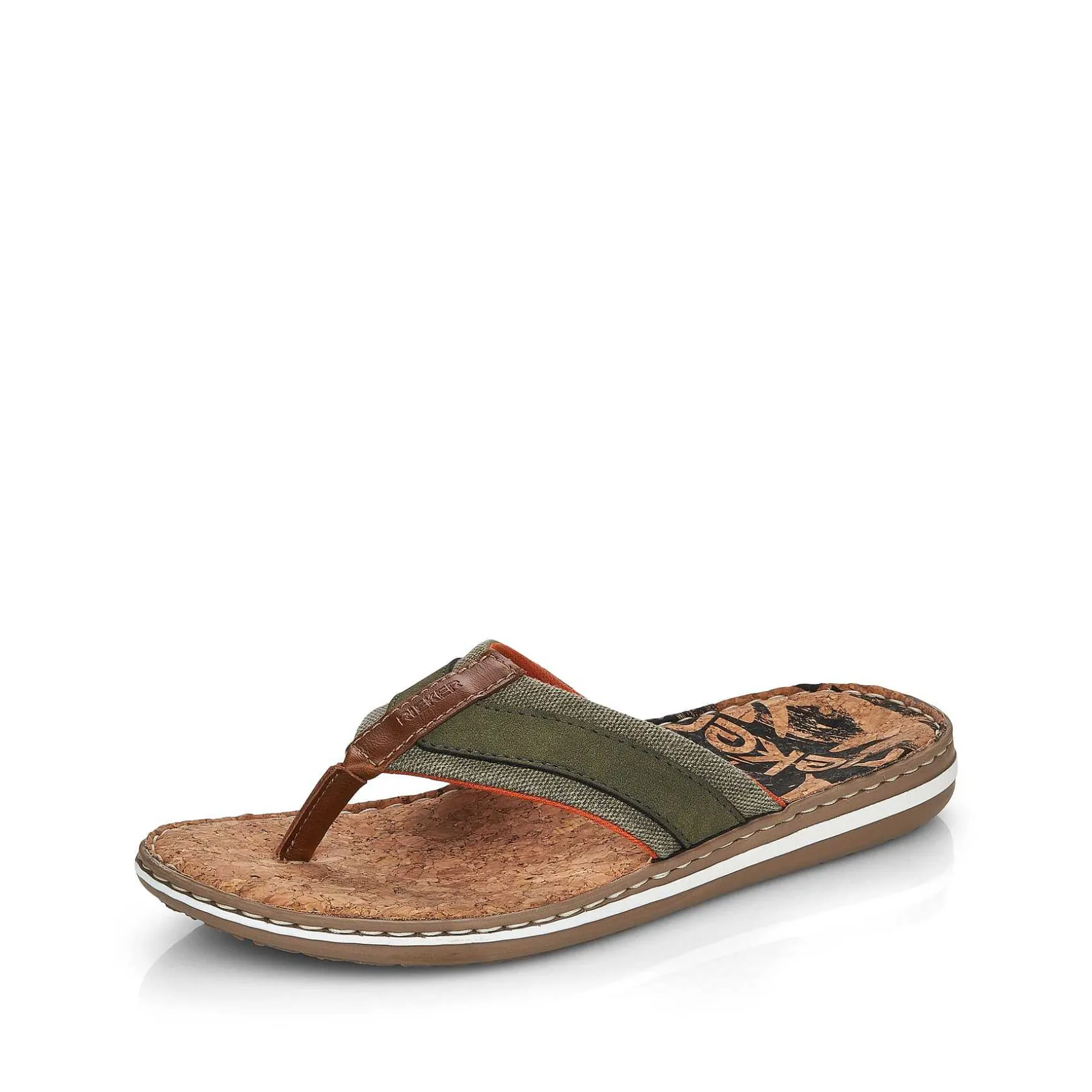 Rieker Mules & Slippers-Men'S Toe Separator Olive Green