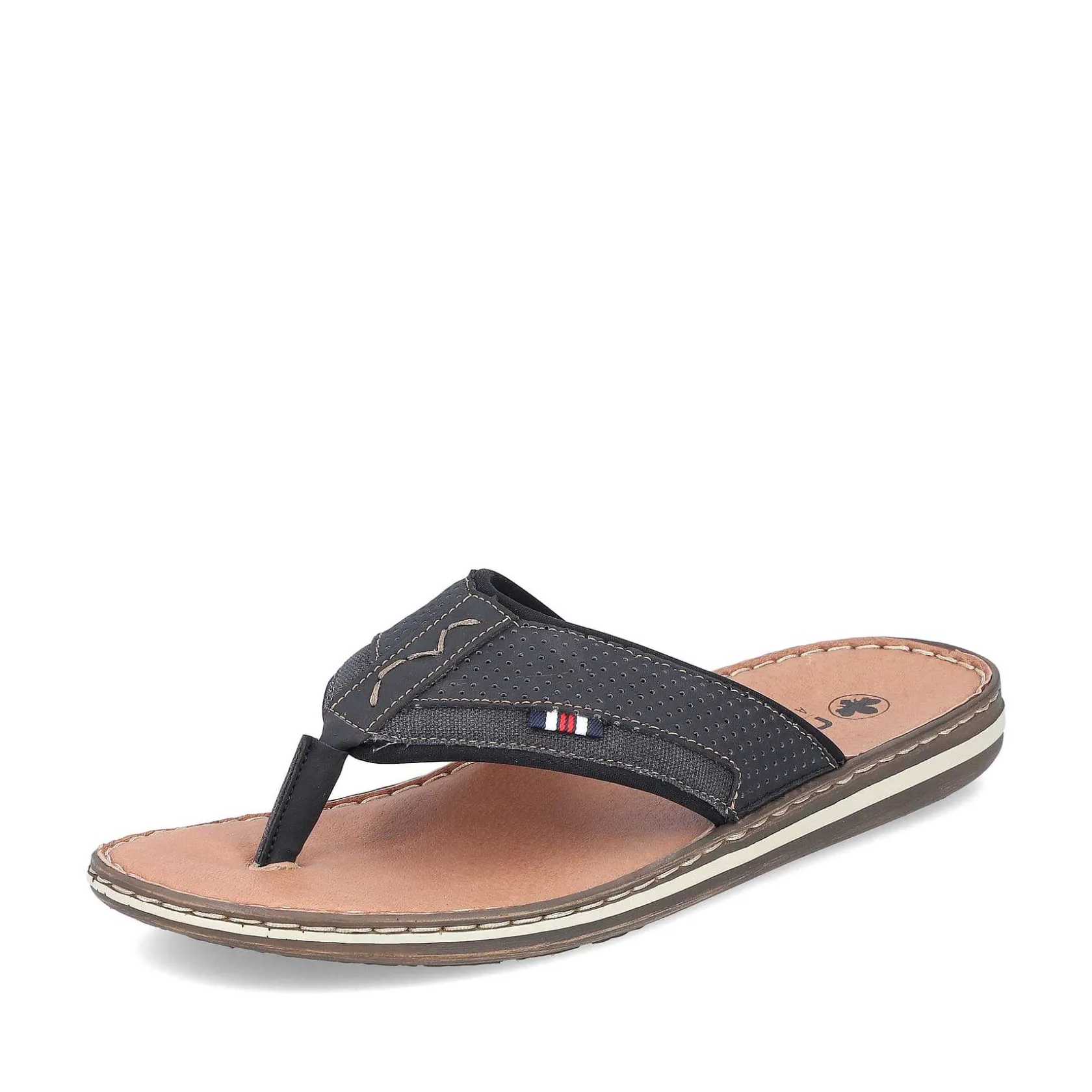 Rieker Summer Shoes-Men'S Toe Separator Graphite Black