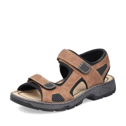 Rieker Sandals-Men'S Trekking Sandals Nut Brown
