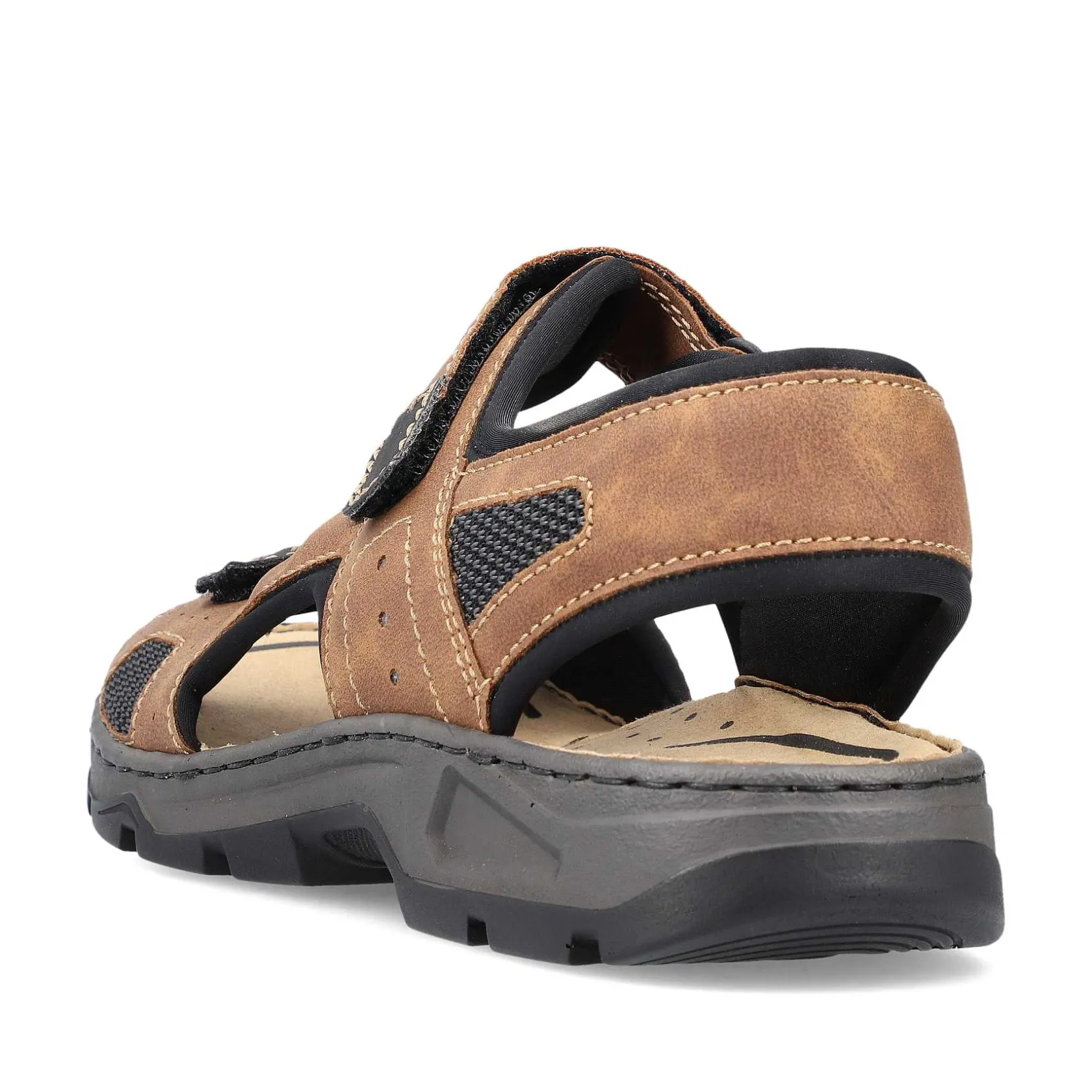 Rieker Sandals-Men'S Trekking Sandals Nut Brown