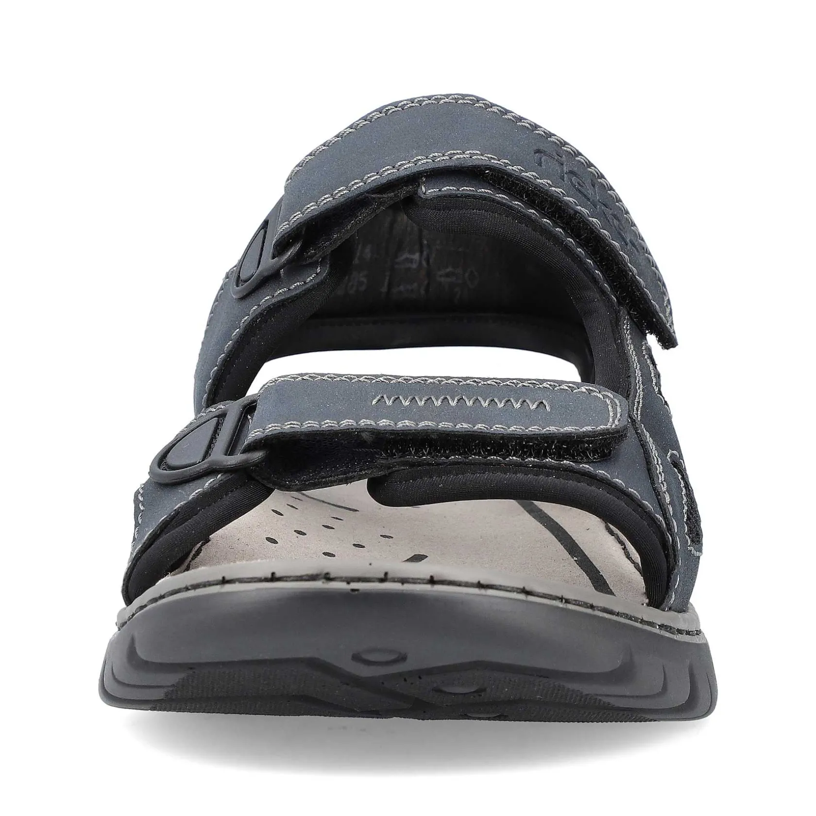 Rieker Summer Shoes-Men'S Trekking Sandals Blue Gray