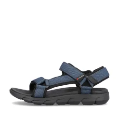 Rieker Sandals-Men'S Trekking Sandals Dark Blue