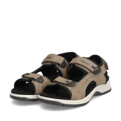 Rieker Sandals-Men'S Trekking Sandals Light Brown