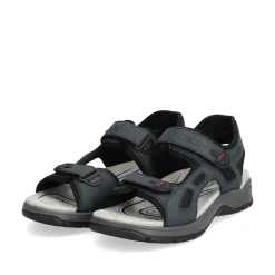 Rieker Summer Shoes-Men'S Trekking Sandals Slate Blue
