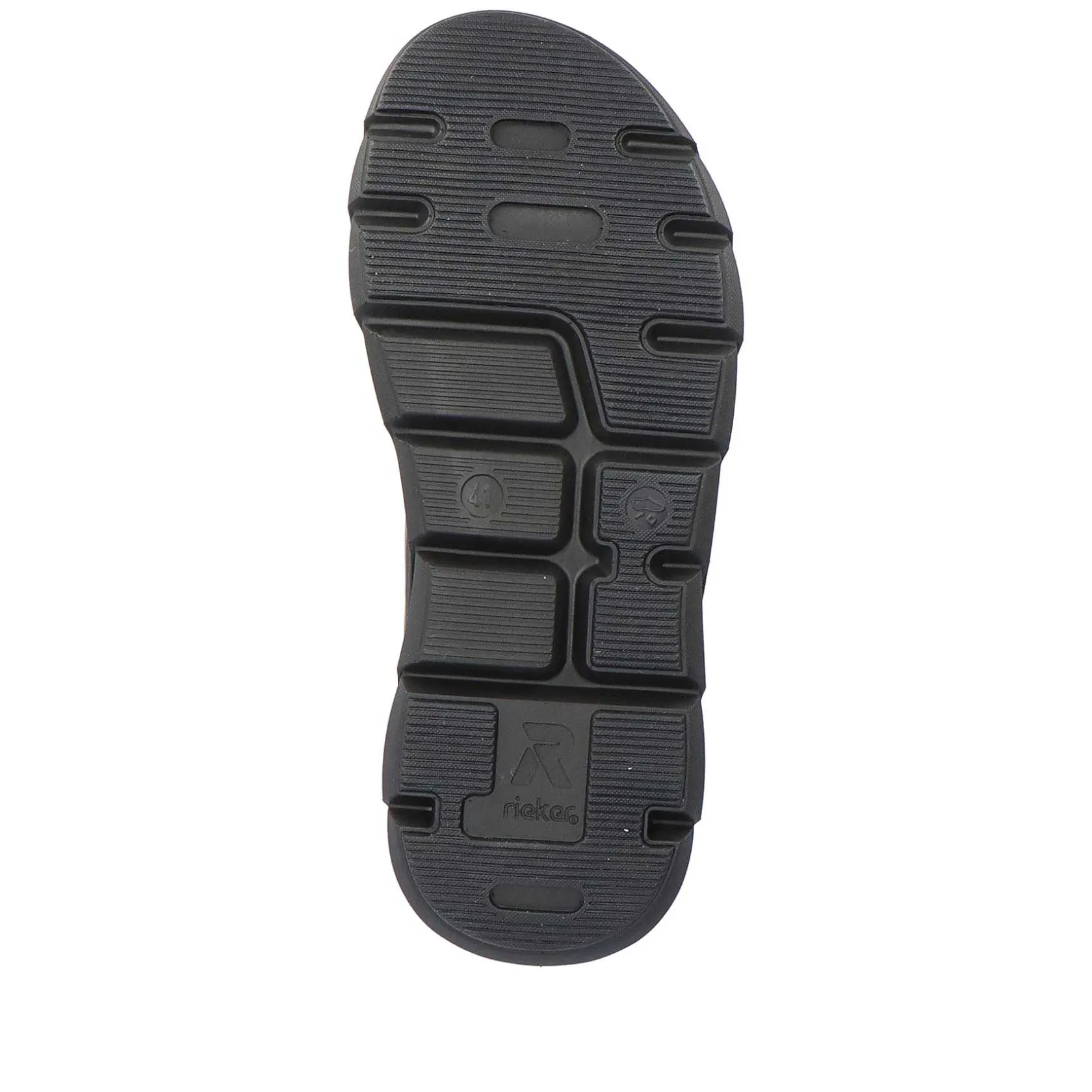 Rieker Sandals-Men'S Trekking Sandals Midnight Black