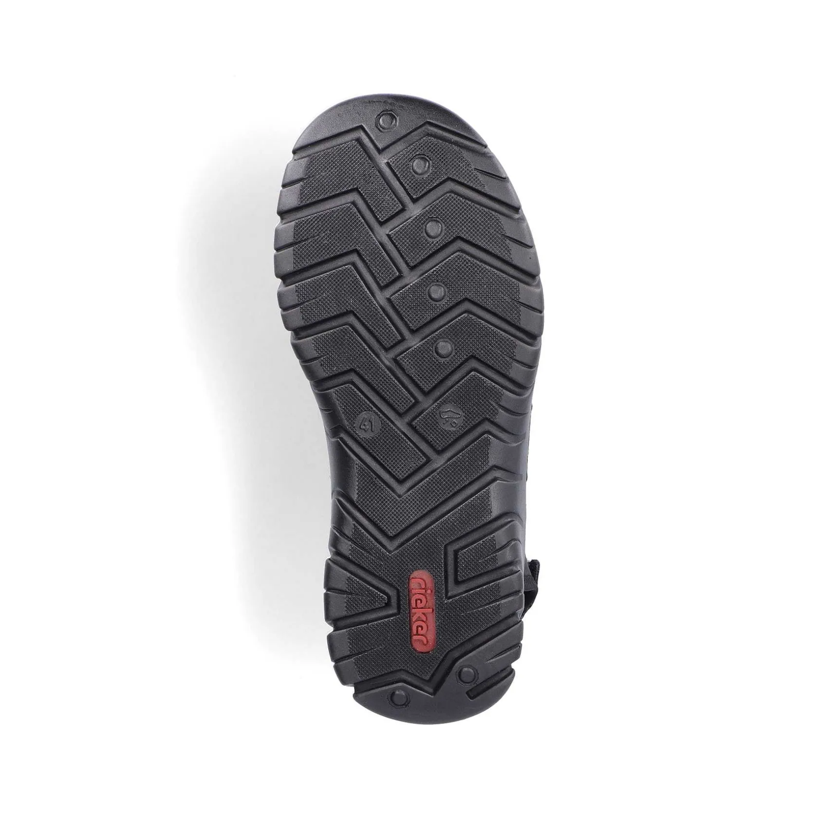 Rieker Summer Shoes-Men'S Trekking Sandals Graphite Black