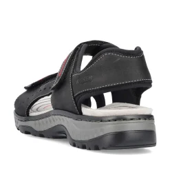 Rieker Sandals-Men'S Trekking Sandals Asphalt Black