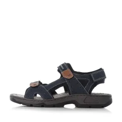Rieker Summer Shoes-Men'S Trekking Sandals Sea Blue