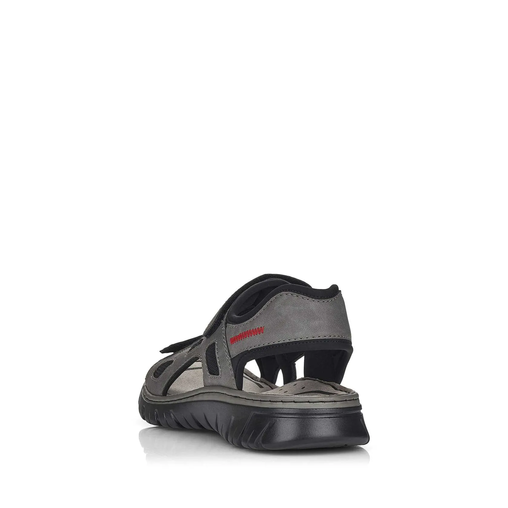 Rieker Summer Shoes-Men'S Trekking Sandals Rock Grey
