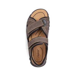 Rieker Sandals-Men'S Trekking Sandals Espresso Brown