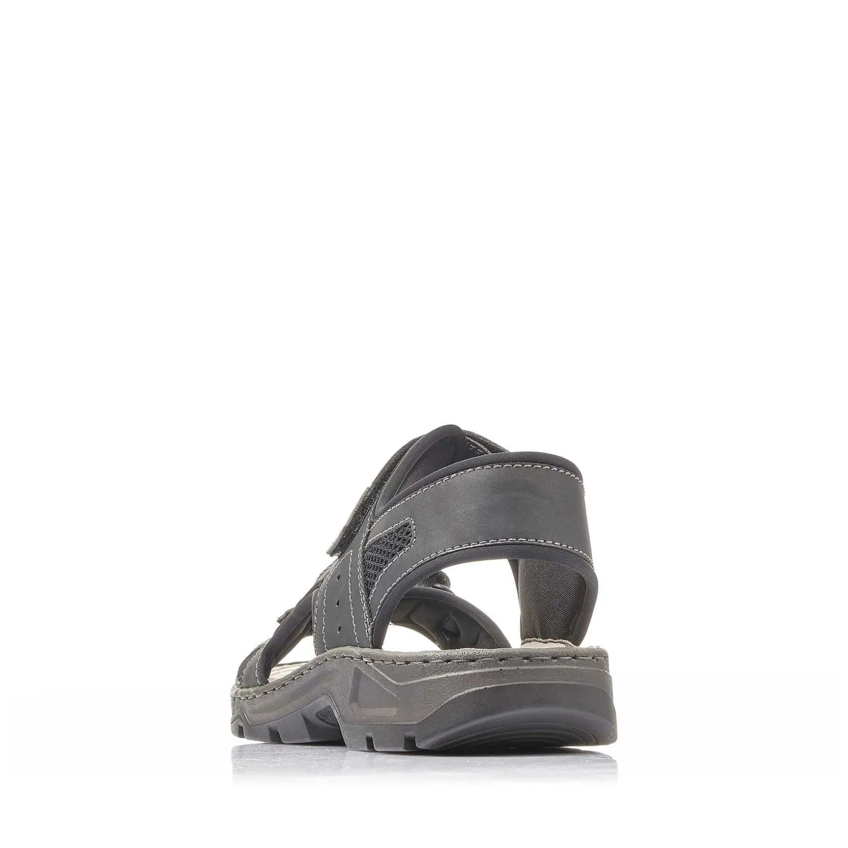 Rieker Sandals-Men'S Trekking Sandals Graphite Black