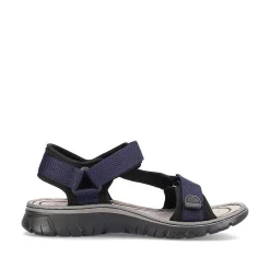 Rieker Sandals-Men'S Trekking Sandals Navy Blue