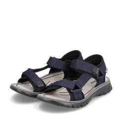 Rieker Sandals-Men'S Trekking Sandals Navy Blue