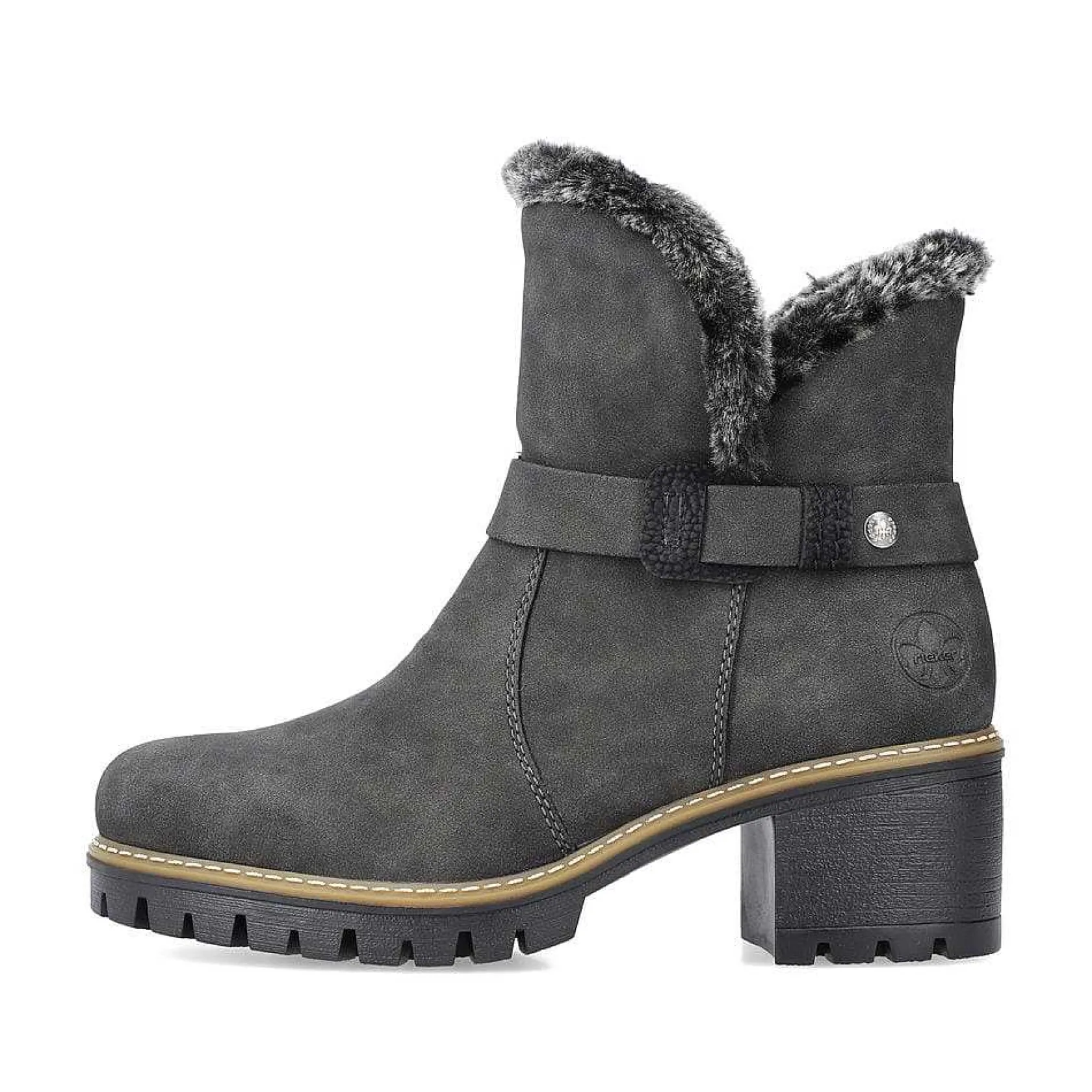Rieker Ankle Boots & Boots-Women'S Ankle Boots Granite Gray