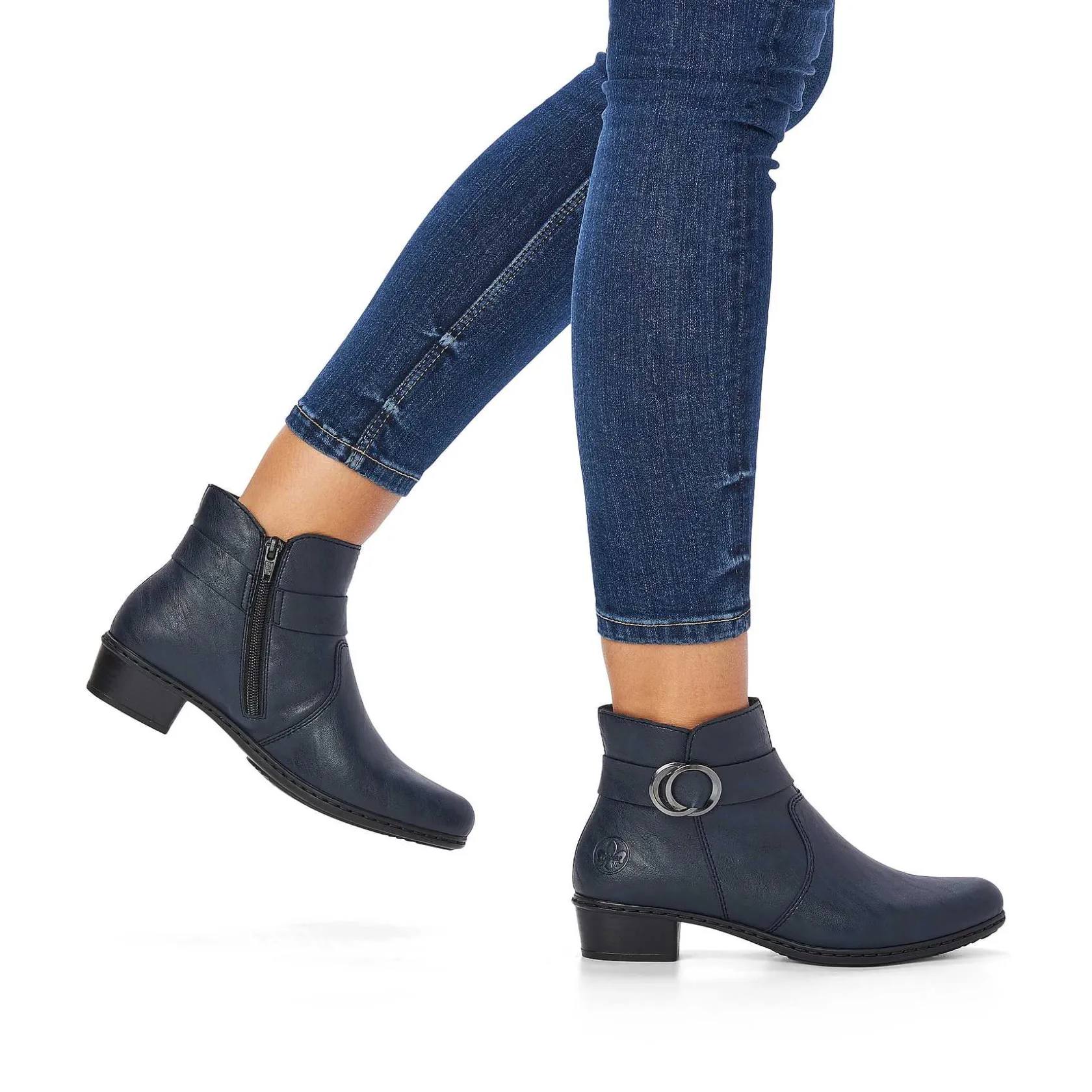 Rieker Ankle Boots & Boots-Women'S Ankle Boots Slate Blue