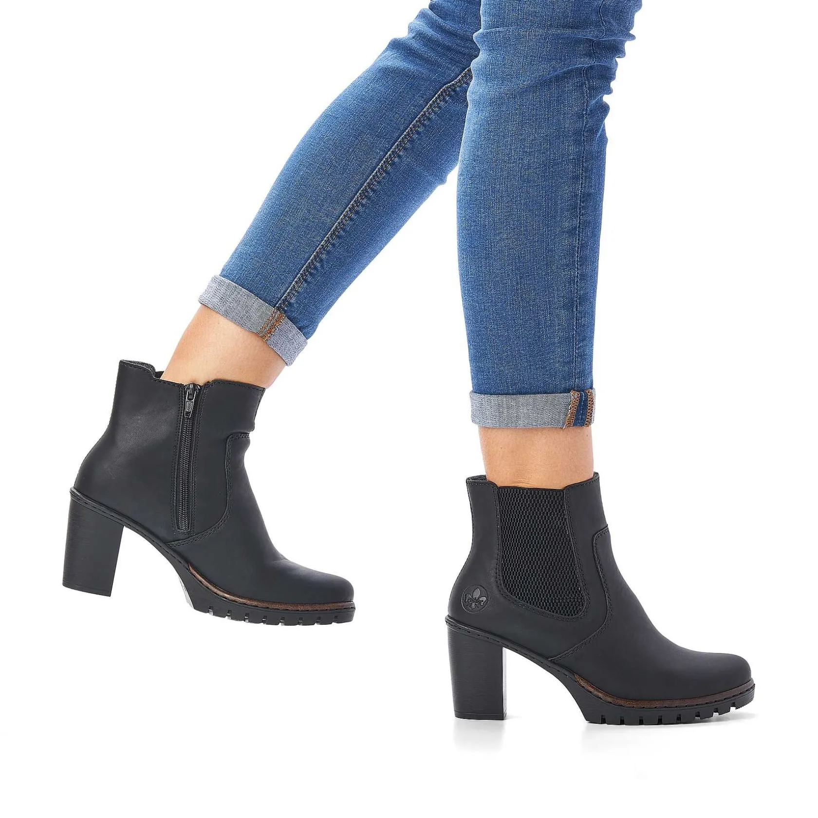 Rieker Ankle Boots & Boots-Women'S Ankle Boots Jet Black