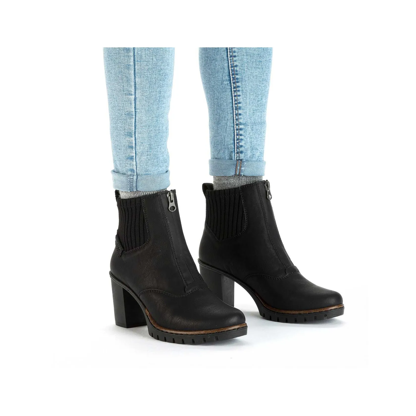 Rieker Ankle Boots & Boots-Women'S Ankle Boots Jet Black