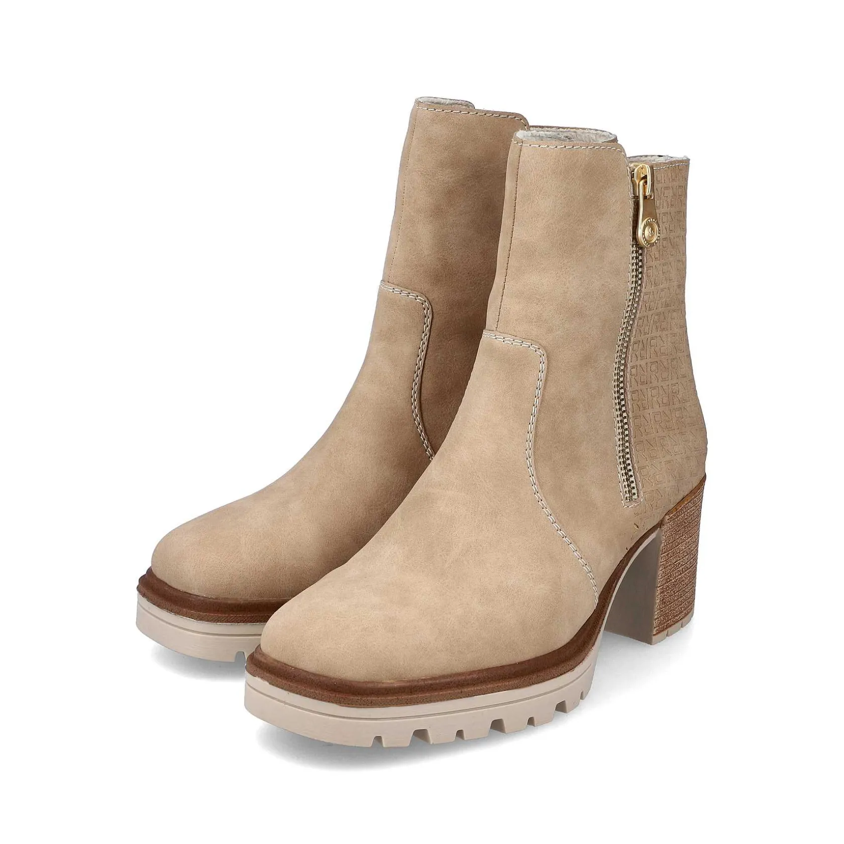 Rieker Ankle Boots & Boots-Women'S Ankle Boots Sand Beige