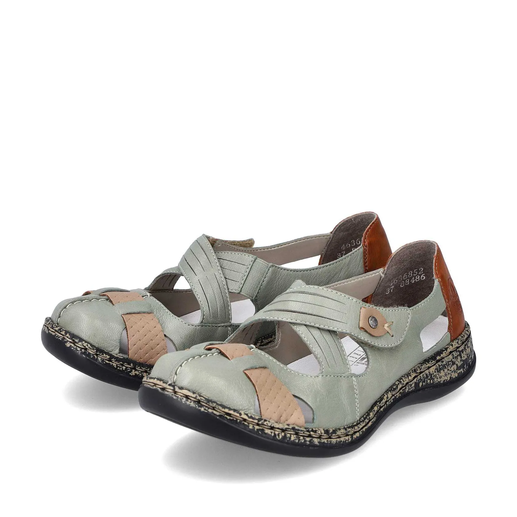 Rieker Low Shoes & Slippers-Women'S Ballerinas Mint Green