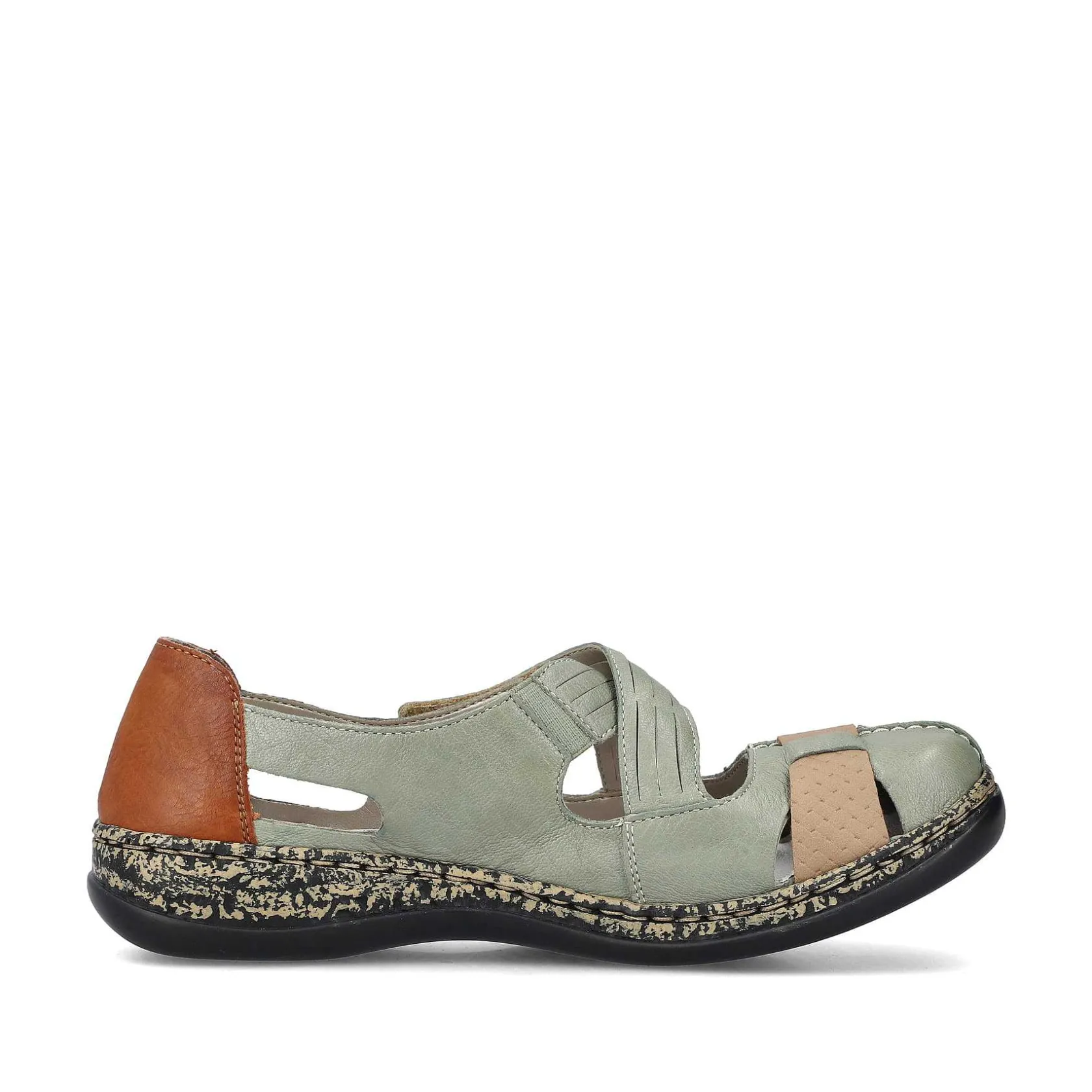 Rieker Low Shoes & Slippers-Women'S Ballerinas Mint Green