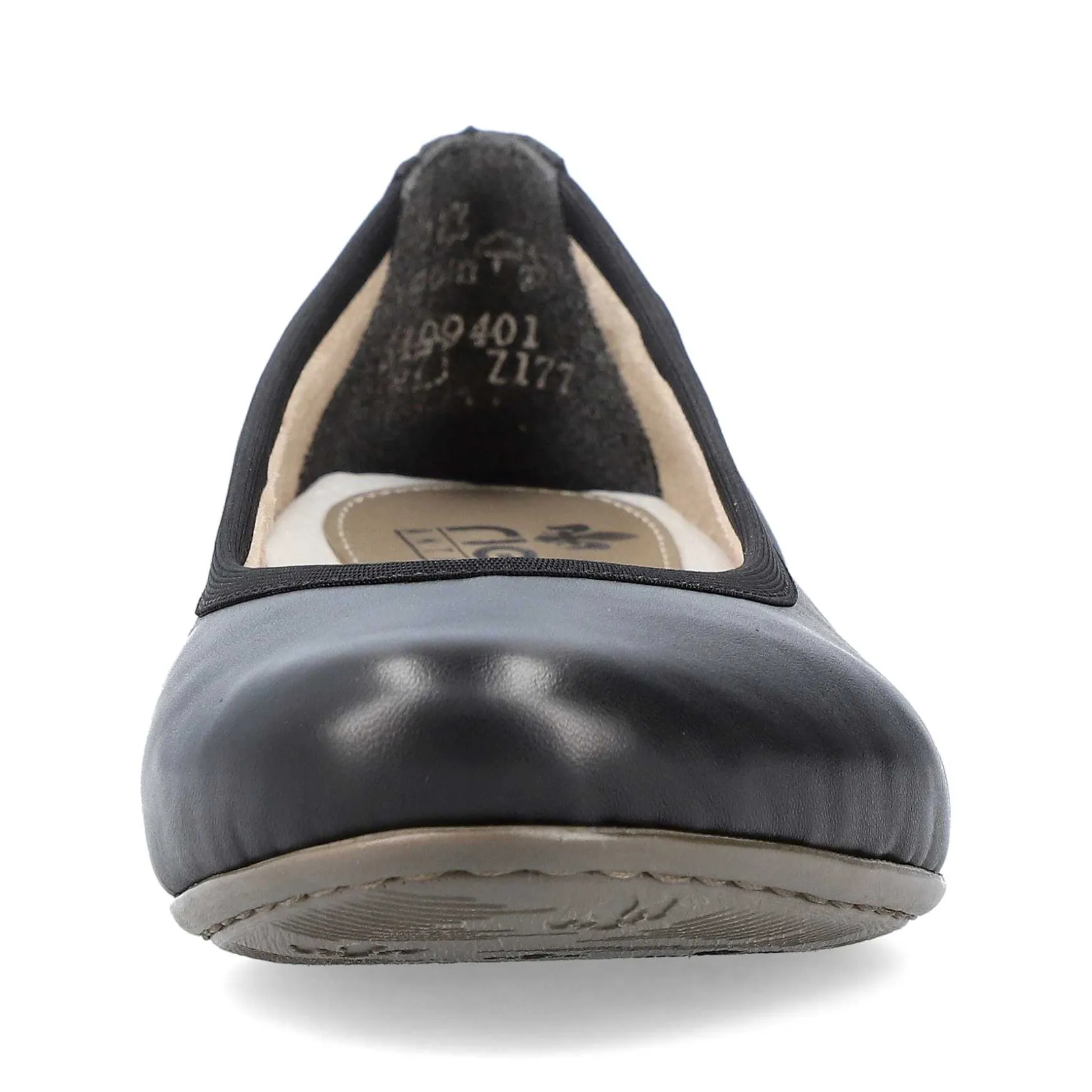 Rieker Low Shoes & Slippers-Women'S Ballerinas Glossy Black