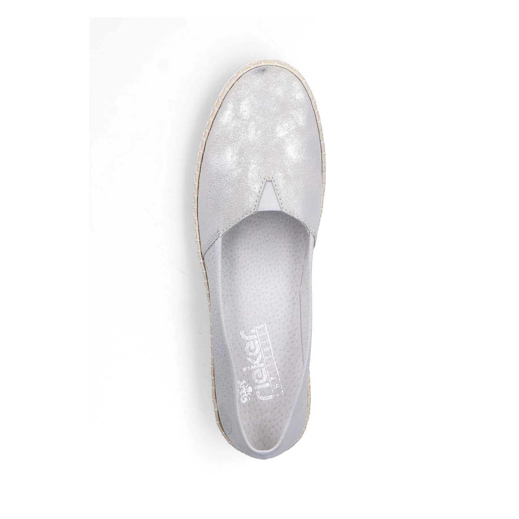 Rieker Low Shoes & Slippers-Women'S Ballerinas Silver