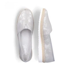 Rieker Low Shoes & Slippers-Women'S Ballerinas Silver