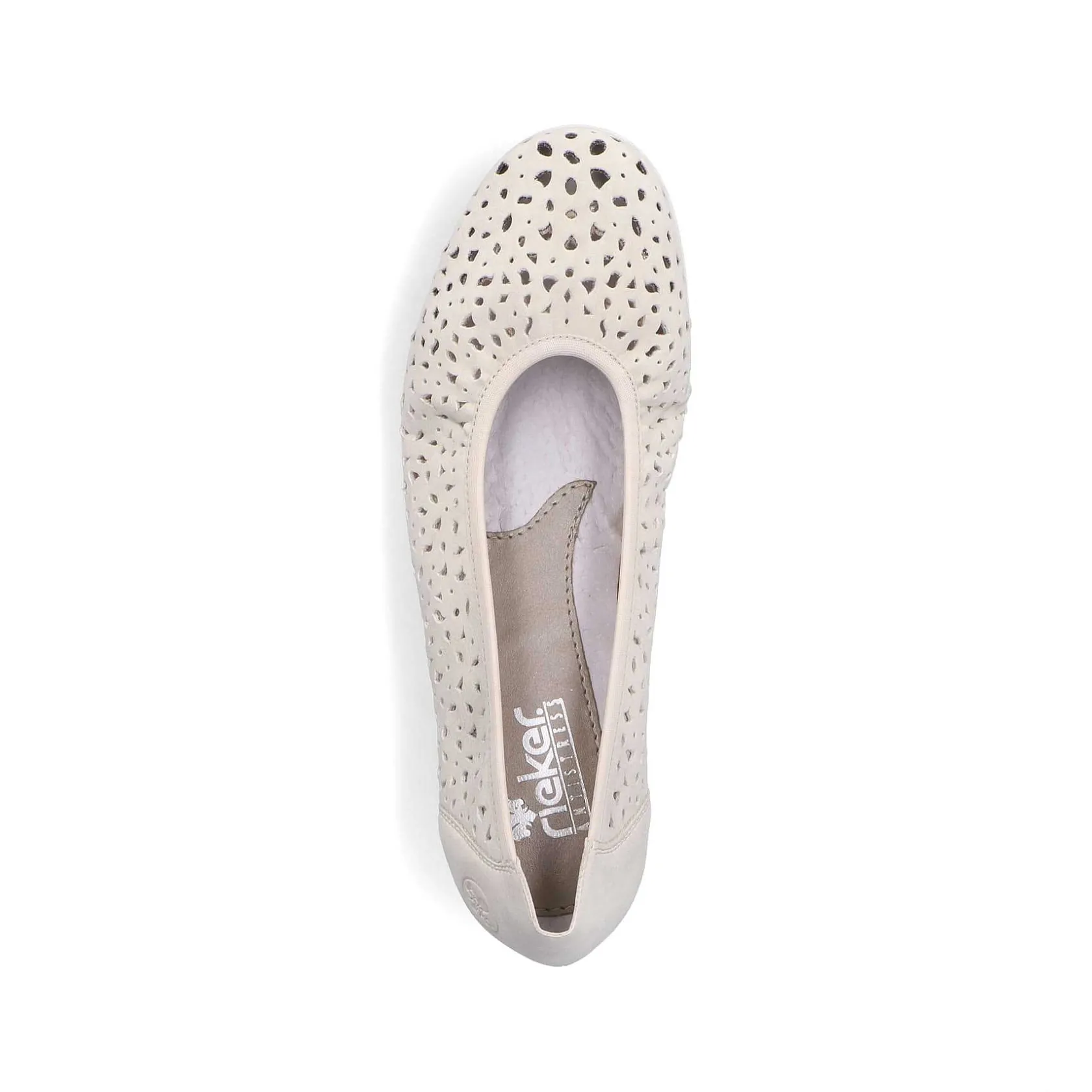 Rieker Low Shoes & Slippers-Women'S Ballerinas Light Beige
