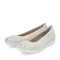 Rieker Low Shoes & Slippers-Women'S Ballerinas Light Beige
