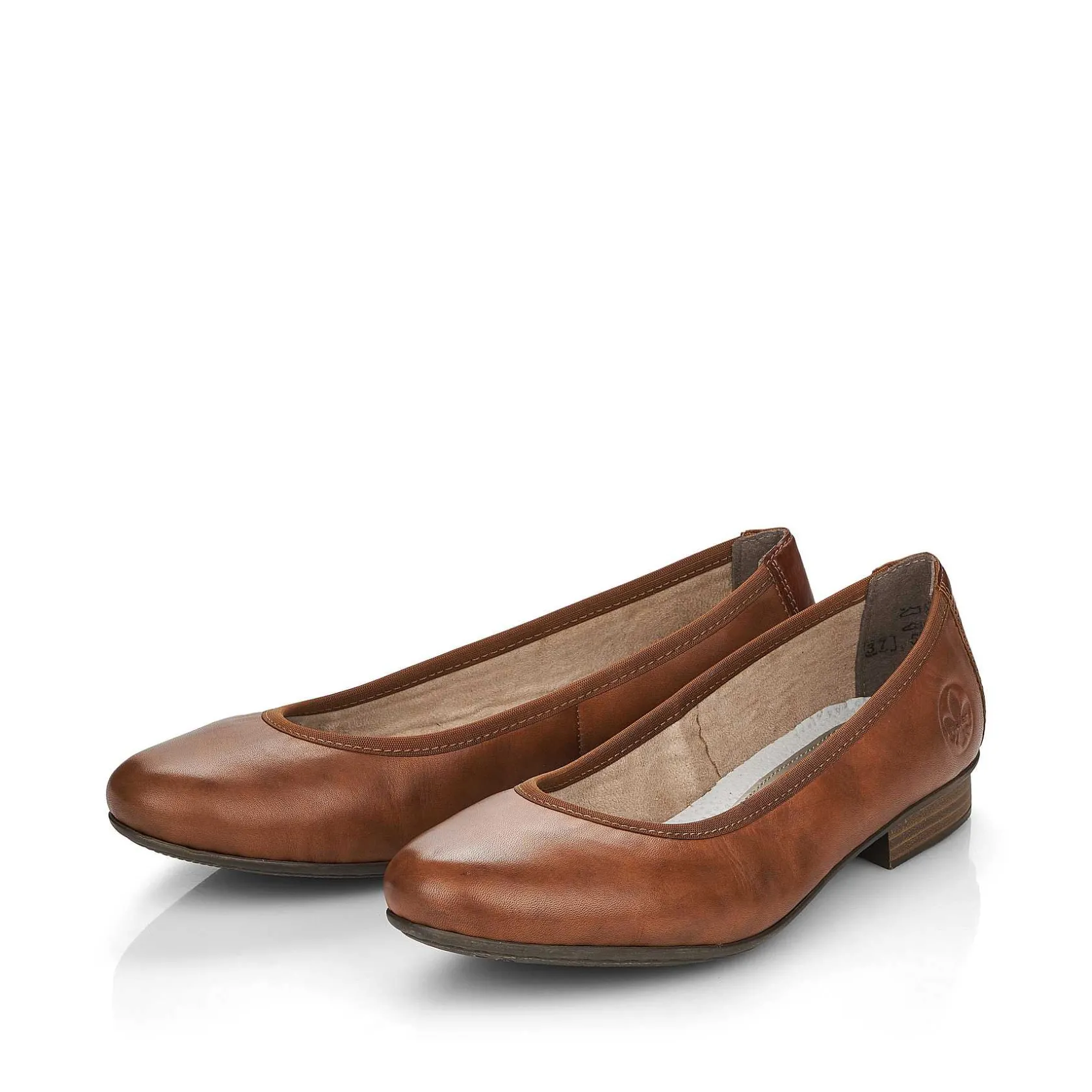 Rieker Low Shoes & Slippers-Women'S Ballerinas Chestnut Brown