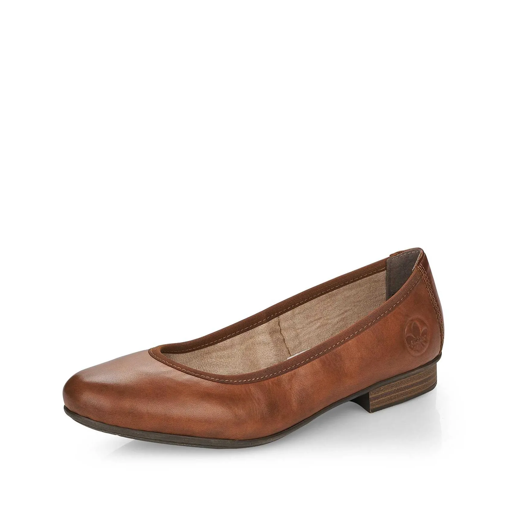 Rieker Low Shoes & Slippers-Women'S Ballerinas Chestnut Brown