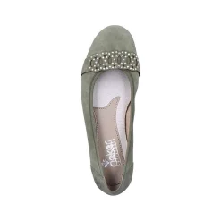 Rieker Low Shoes & Slippers-Women'S Ballerinas Mint Green
